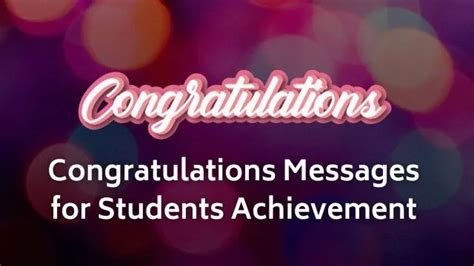 congratulations messages for achievement in exam|50+ Congratulations Messages and Wishes for Achievement in .